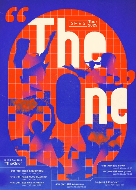 「SHE'S Tour 2025 "The One"」告知用画像