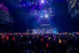 二丁目の魁カミングアウト「ワンマンライブ in Zepp Shinjuku 『これがアイドルだ』」の様子。(撮影:小林公士)