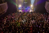 二丁目の魁カミングアウト「ワンマンライブ in Zepp Shinjuku 『これがアイドルだ』」の様子。(撮影:小林公士)