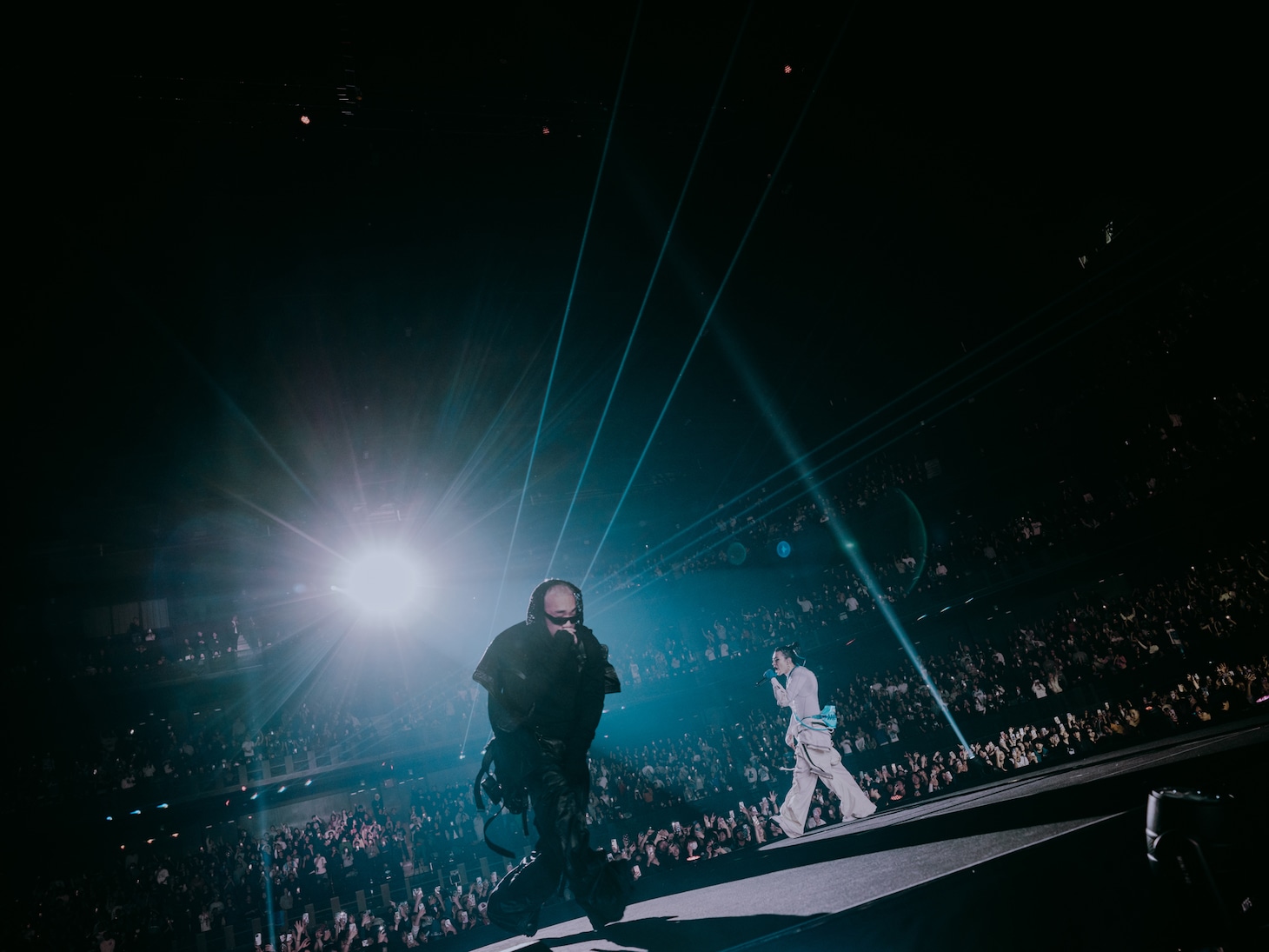 kZmとTohji。（Photo by Jun Yokoyama）