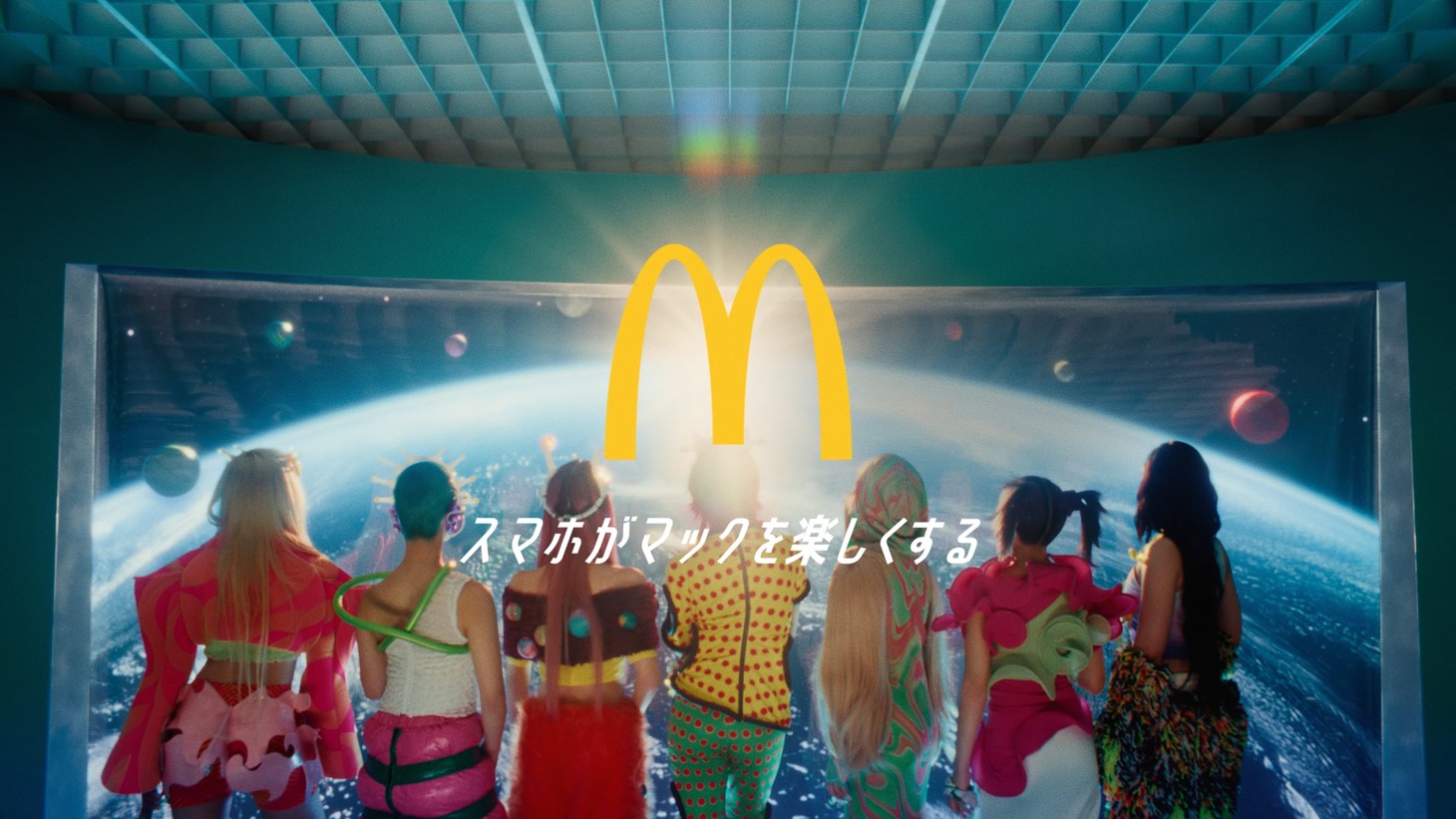 マクドナルドWebムービー「リアタイマクパ with XG」編より。