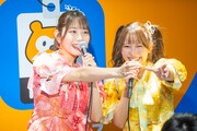 SWEET STEADYの白石まゆみと山内咲奈。