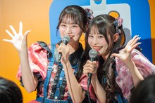 CANDY TUNEの立花琴未と村川緋杏。