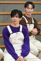 手前からリョウガ、マサヒロ。