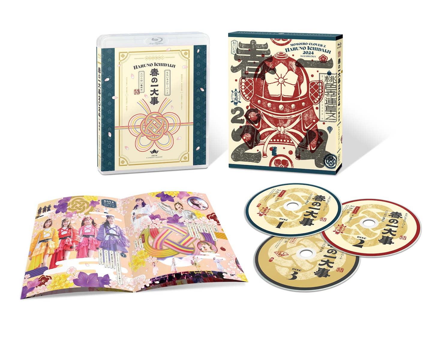 ももいろクローバーZ「『ももクロ春の一大事2024 in 亀岡市 ～笑顔のチカラ つなげるオモイ～』LIVE Blu-ray & DVD」展開図