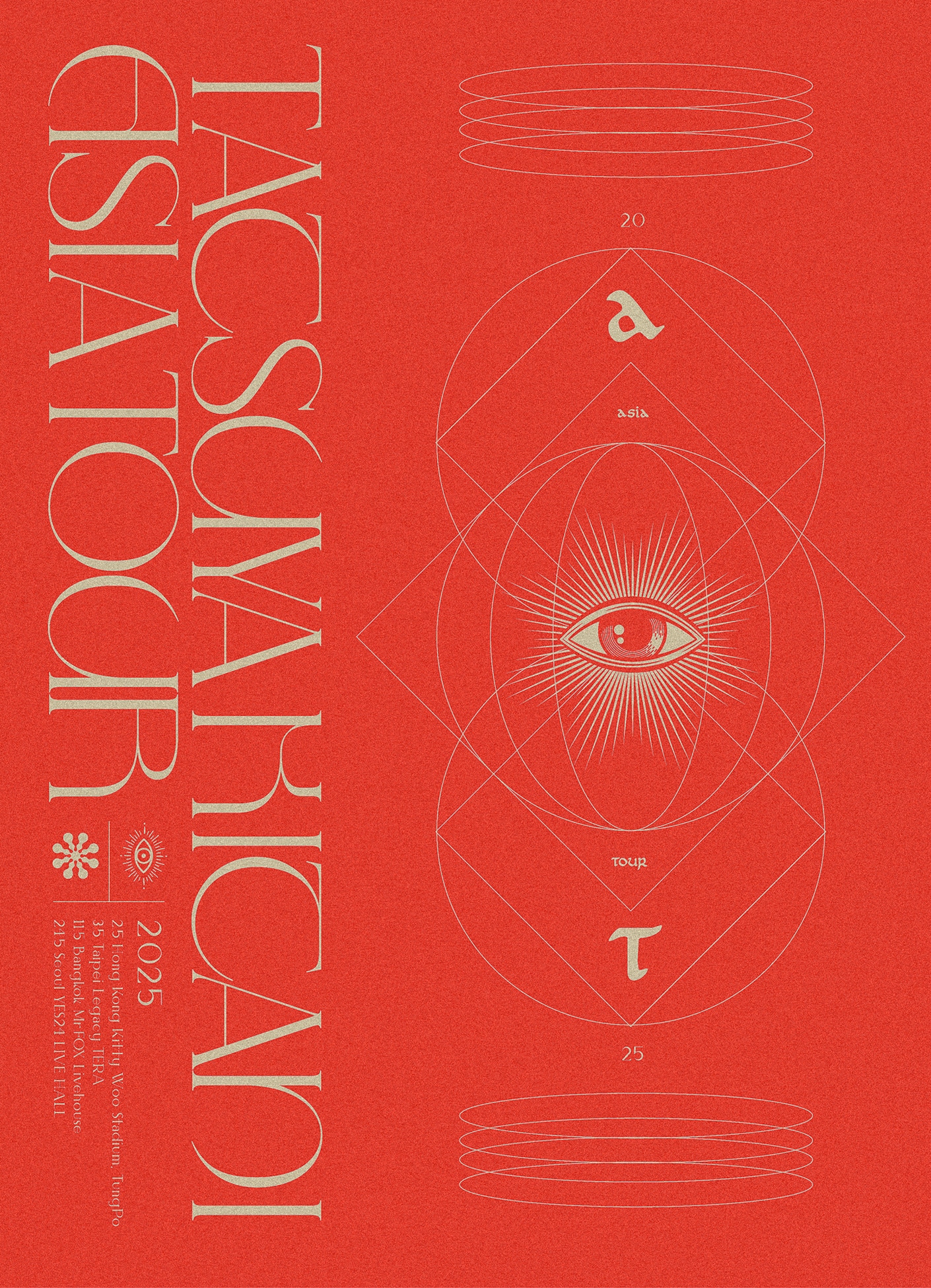 「Tatsuya Kitani Asia Tour 2025」キービジュアル