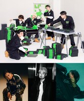 上段がBMSG POSSE、下段左からpeko、KennyDoes、テークエム