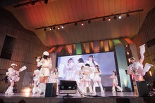 「虹のコンキスタドール 真冬の野音2days『真夏の夢は単純じゃない！』」の様子。