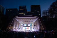 「虹のコンキスタドール 真冬の野音2days『真夏の夢は単純じゃない！』」の様子。