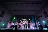 「虹のコンキスタドール 真冬の野音2days『真夏の夢は単純じゃない！』」の様子。