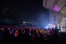 「虹のコンキスタドール 真冬の野音2days『真夏の夢は単純じゃない！』」の様子。