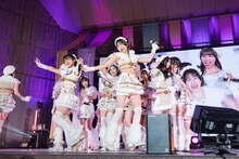 「虹のコンキスタドール 真冬の野音2days『真夏の夢は単純じゃない！』」の様子。