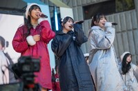 「虹のコンキスタドール 真冬の野音2days『真夏の夢は単純じゃない！』」リハーサルの様子。