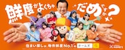 CUTIE STREETとすしざんまい木村社長がコラボした屋外広告ビジュアル