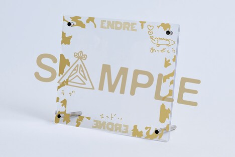 特製アクリルフォトフレームデザイン