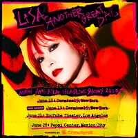 「LiSA-ANOTHER GREAT DAY　North America Headline Shows 2025」ビジュアル