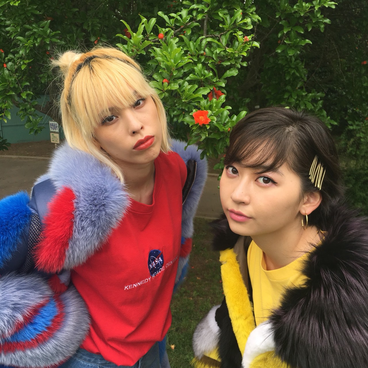 メジャーデビューアルバム「POWER」ジャケット撮影時のオフショット。