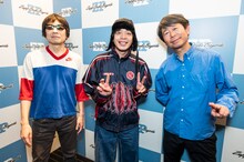 真心ブラザーズと銀杏BOYZ。（Photo by MAYUMI）
