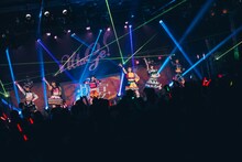 「UtaGe! 5th OneManLive『爆宴』」の様子。（撮影：真島洸）