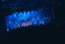 「UtaGe! 5th OneManLive『爆宴』」の様子。（撮影：真島洸）