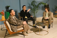 左からAKLO、KREVA、三浦大知。