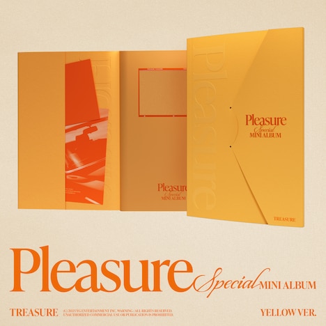 TREASURE「PLEASURE」（YELLOW VER.）パッケージ