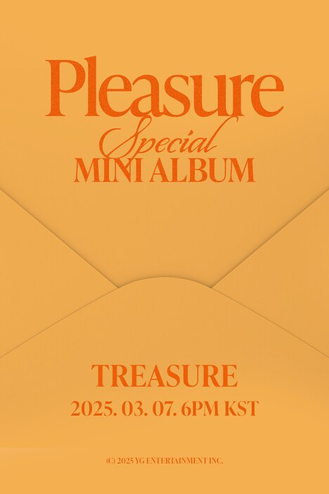 TREASURE「PLEASURE」告知ビジュアル