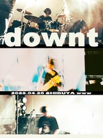 「downt "LIVE"」フライヤー