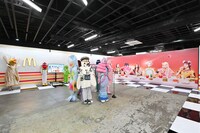 ポップアップイベント「マクドナルド GALAXY（ギャラクシー）展」の展示物。
