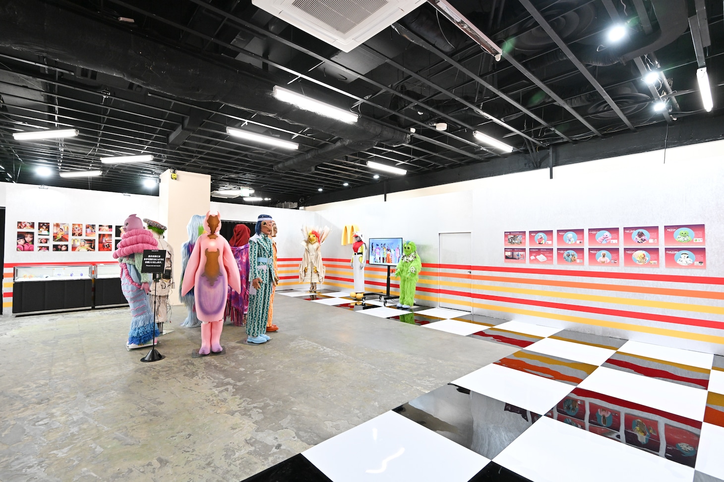 ポップアップイベント「マクドナルド GALAXY（ギャラクシー）展」の展示物。