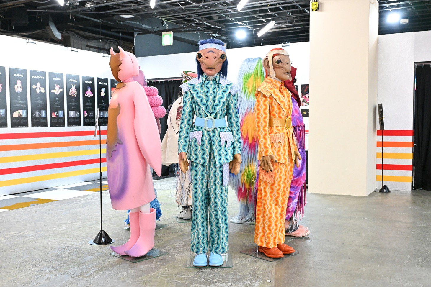 ポップアップイベント「マクドナルド GALAXY（ギャラクシー）展」の展示物。