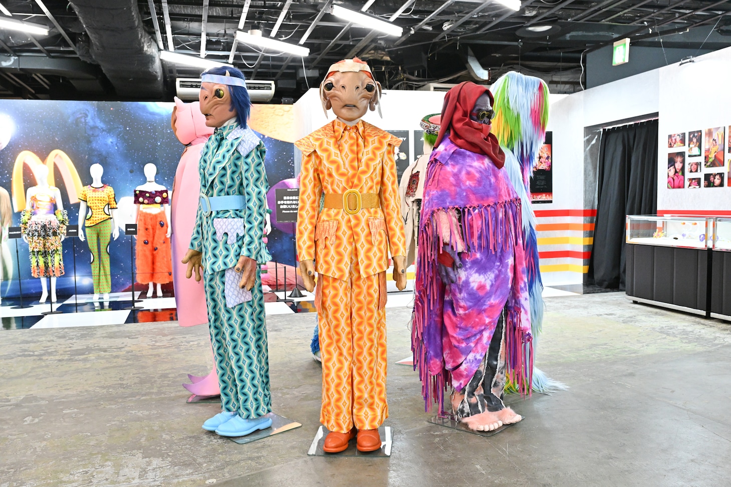 ポップアップイベント「マクドナルド GALAXY（ギャラクシー）展」の展示物。