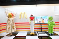 ポップアップイベント「マクドナルド GALAXY（ギャラクシー）展」の展示物。