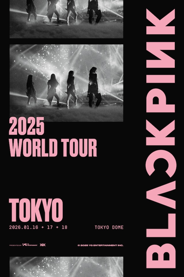 「BLACKPINK 2025 WORLD TOUR」日本公演告知画像