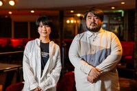 橋本絵莉子と澤部渡（Vo, G / スカート）。