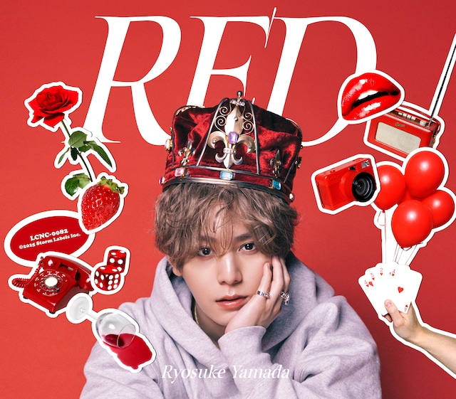 山田涼介「RED」Deep RED盤ジャケット