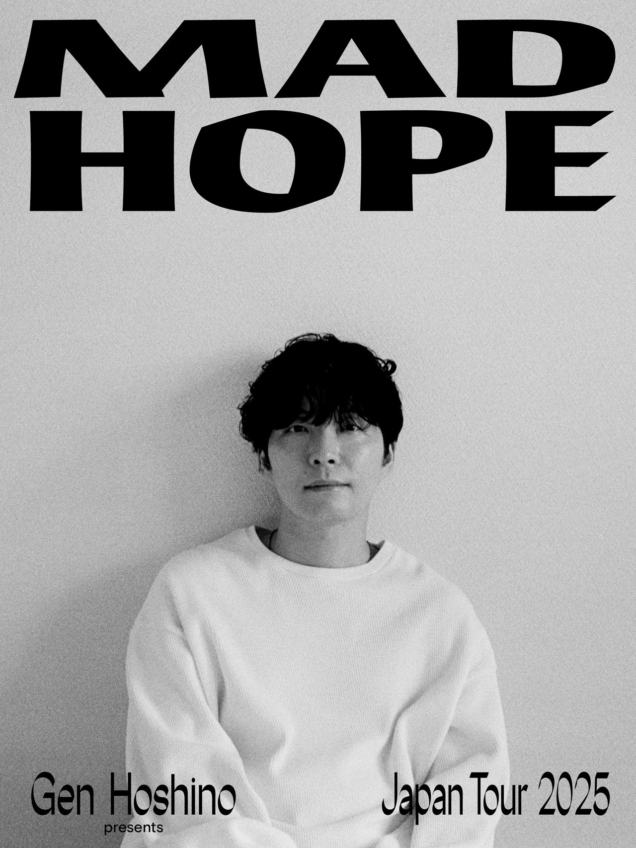 星野源「Gen Hoshino presents MAD HOPE」ビジュアル