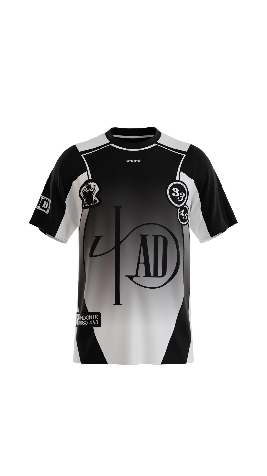 4ADサッカーシャツ