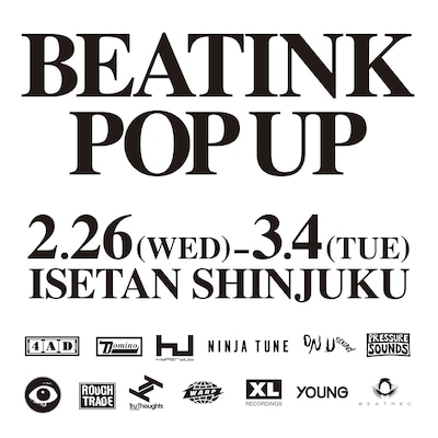「BEATINK POP-UP」フライヤー
