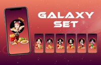 オリジナルセットメニュー「GALAXY SET（ギャラクシーセット）」告知ビジュアル