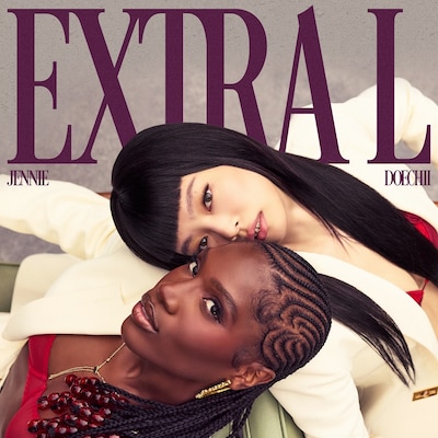 JENNIE, Doechii「ExtraL (feat. Doechii)」配信ジャケット（Photo by Gianni Gallant）
