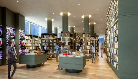 magmabooksの2階のイメージ画像。