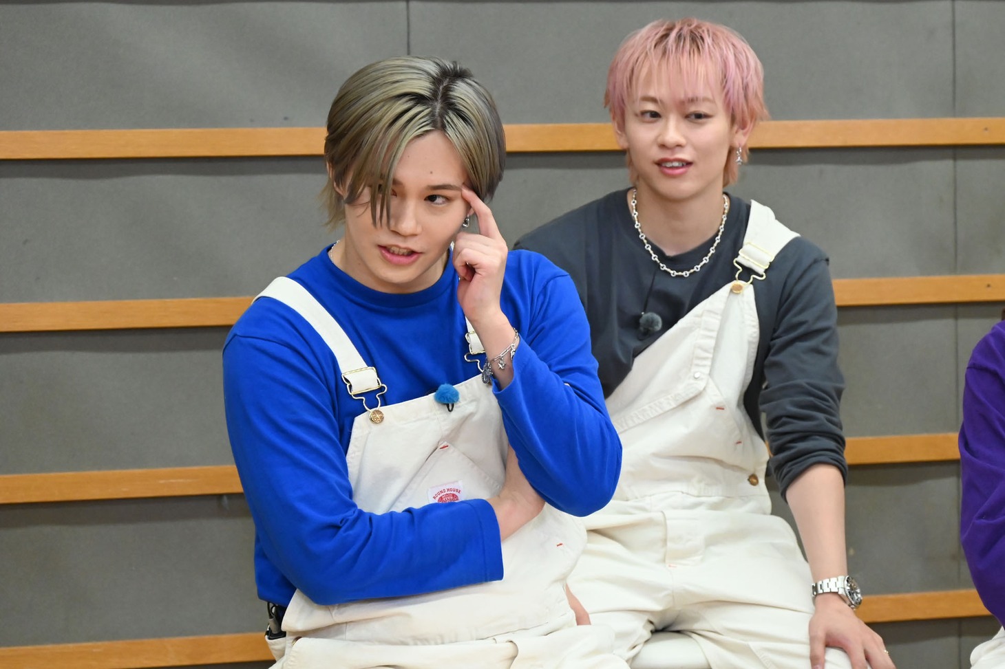 手前からカイ、シューヤ。