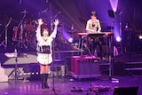 森高千里と岸谷香。(撮影:河合正仁)