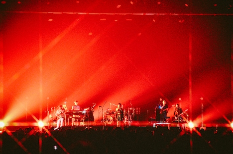 フィッシュマンズとUAのセッションの様子。（撮影：西槇太一）