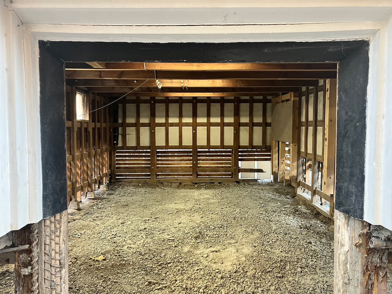 2025年1月20日時点の工事写真。（写真提供：渡辺建設株式会社）