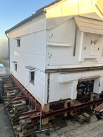 揚げ屋作業の様子。（写真提供：渡辺建設株式会社）