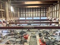 揚げ屋作業の様子。（写真提供：渡辺建設株式会社）