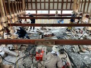 揚げ屋作業の様子。（写真提供：渡辺建設株式会社）