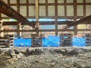 揚げ屋作業の様子。（写真提供：渡辺建設株式会社）